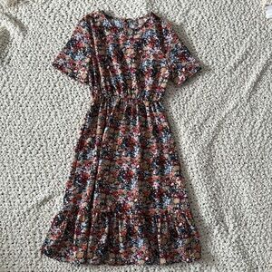 💐 SHEIN Floral Midi Dress 💐